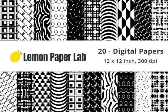 Download Unique Black &amp; White Geometric Patterns - Patterns Collection