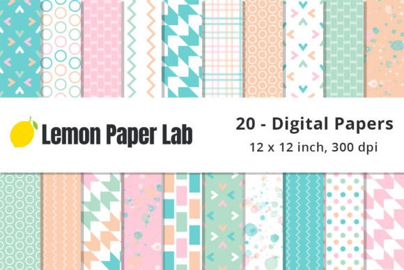 Download Pastel Geometric Digital Patterns - Patterns Collection