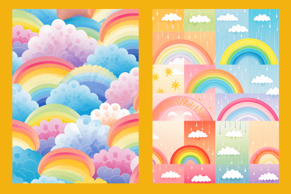 Download Summer Rainbow Patterns - Patterns Collection