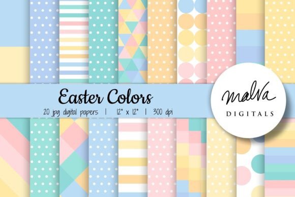 Download Easter Colors Geometric Patterns - Patterns Collection