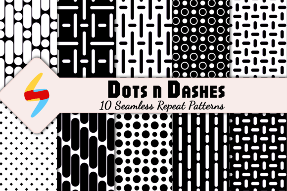 Download Modern Dots &amp; Dashes Patterns - Patterns Collection