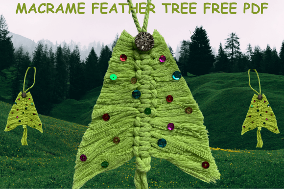 Download Macrame Feather Tree FREE Pattern - Free pattern Collection