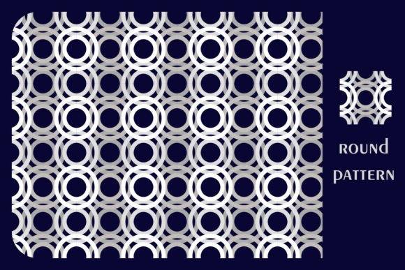 Download Round Curve Grid Free Pattern - Premium Bundle