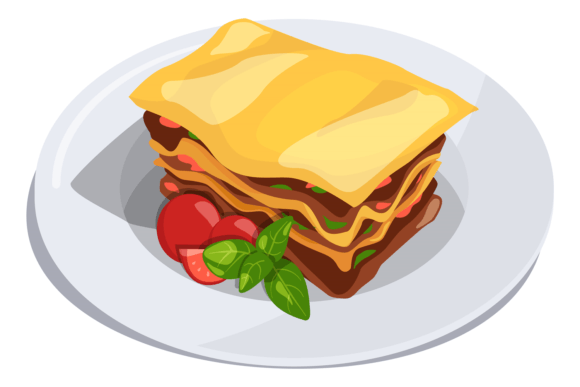 Download Lasagna Plate. Cooked Homemade Meal. Car - Lasagna Collection