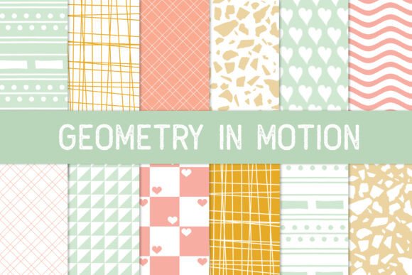 Download Geometry in Motion Pastel Patterns - Patterns Collection