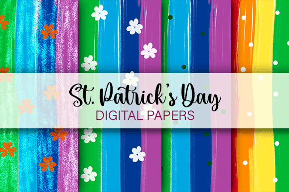 Download St Patricks Day Rainbow Patterns - Patterns Collection