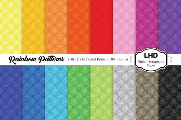 Download Rainbow Patterns Digital Backgrounds - Patterns Collection