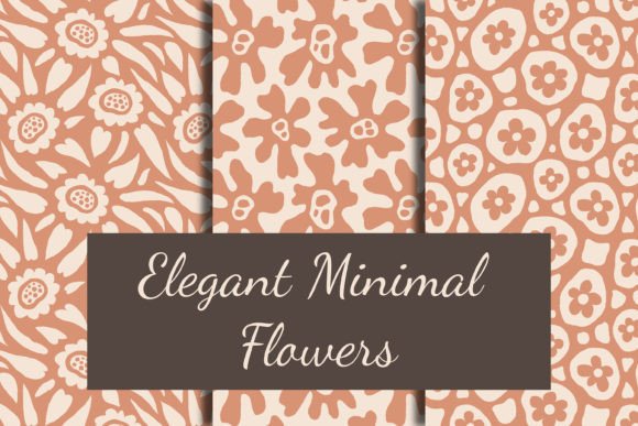 Download Elegant Minimal Flowers Seamless Pattern - Elegant Collection