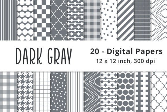 Download Seamless Dark Gray Scrapbook Paper - Premium Resources